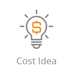Cost idea icon