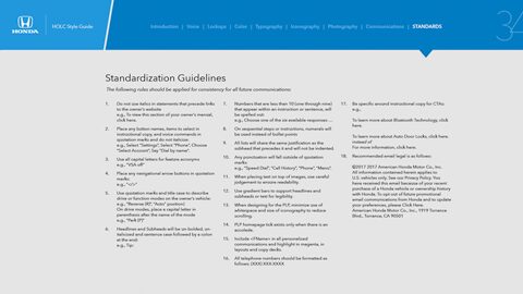 Style guide slide