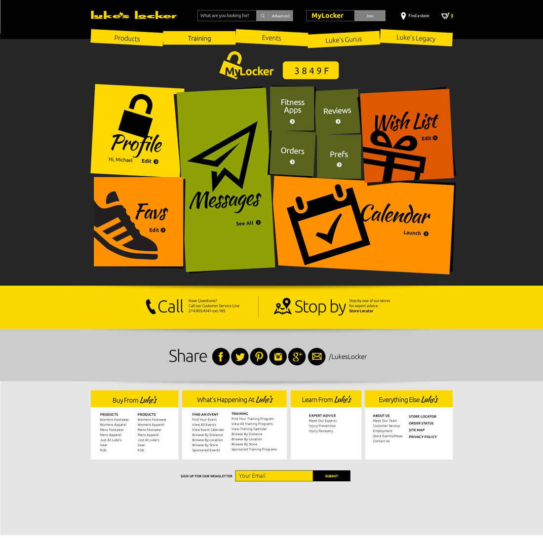 MyLocker web dashboard